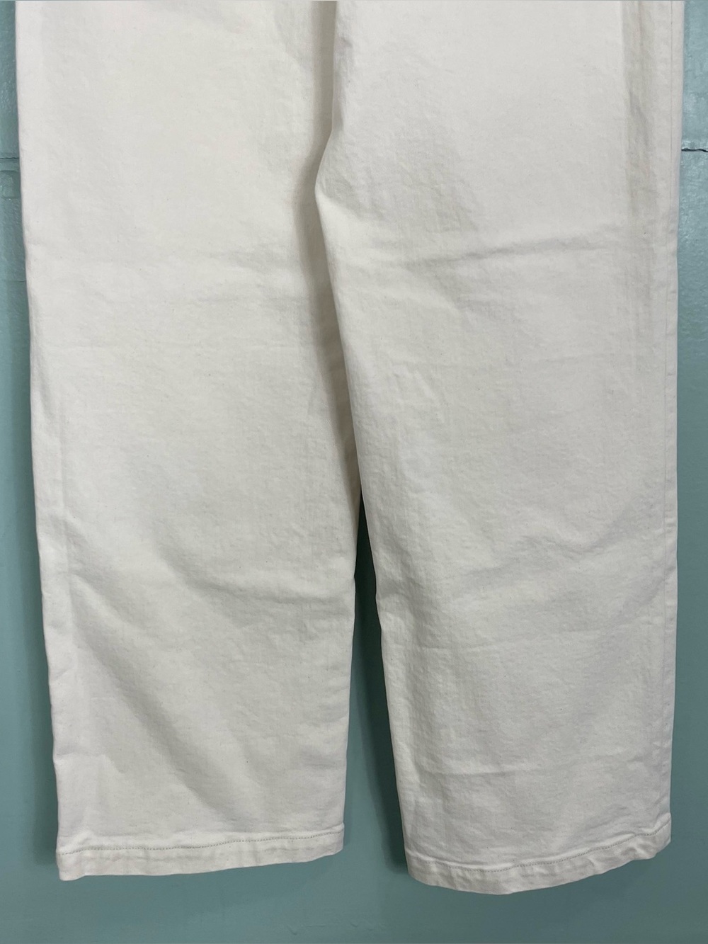 Madewell The Perfect Vintage Wide Leg Jean Vintage Canvas Ivory Women Size 27 - Picture 8 of 11